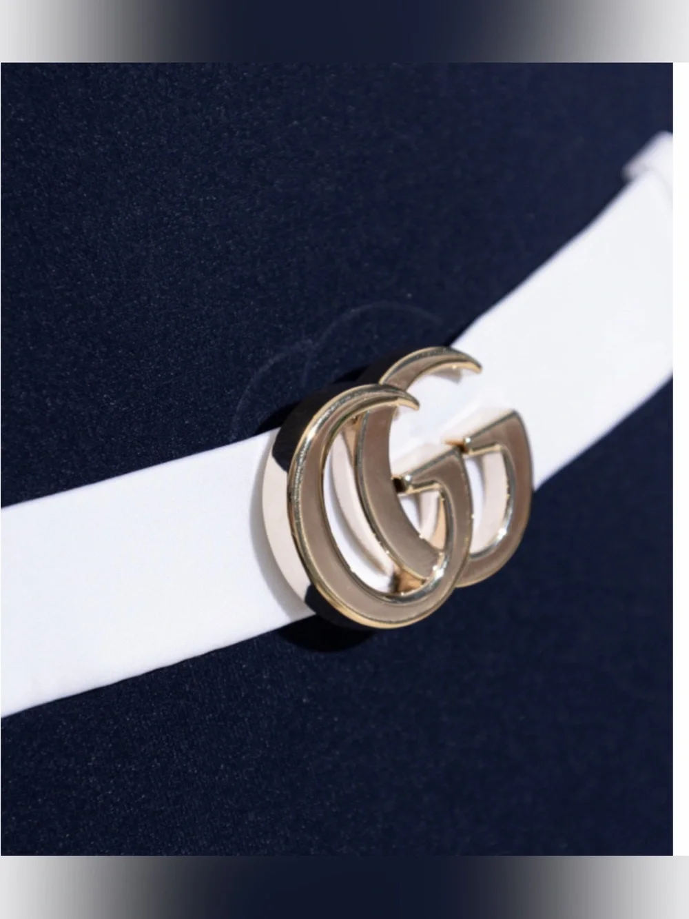 GUCCI GG logo belted swimsuit